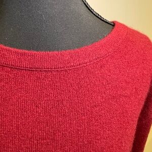 J. Crew Cashmere Sweater Set (maroon and grey) Size XXL